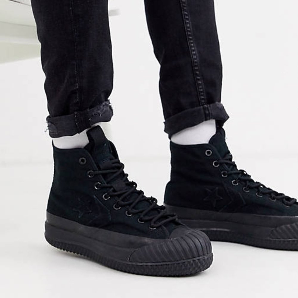 NIB Converse Bosey MC Gore Tex Hi Black 166221C US Mens 10.5/11/11.5